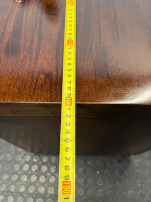 Sleek Dark Wood TV Unit with Integrated Storage - 2ndhandwarehouse.com