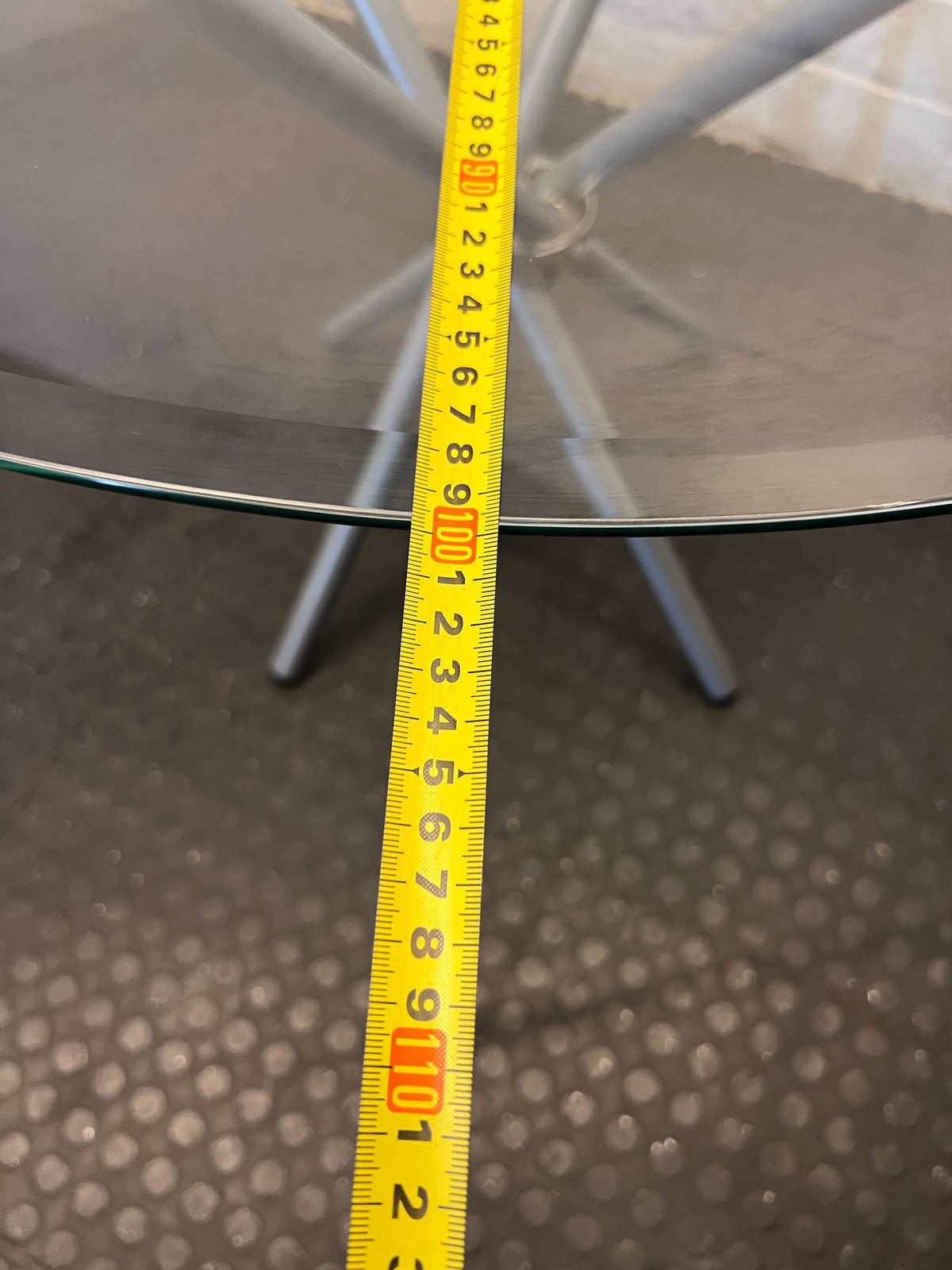 Chic Round Glass Top Cafe & Dining Table - 2ndhandwarehouse.com