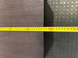 Compact Dark Brown Bedside Table with Drawer & Shelf - 2ndhandwarehouse.com