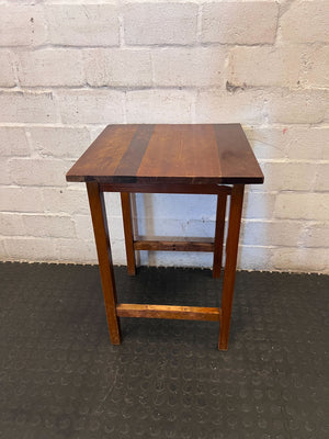 Charming Rustic Wooden Side Table - 2ndhandwarehouse.com