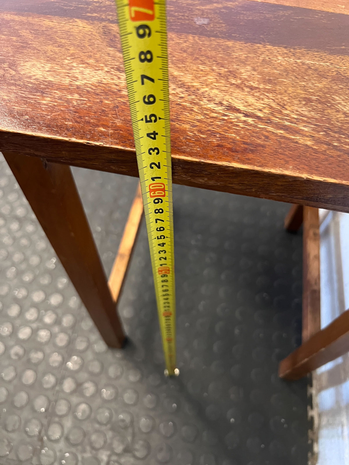 Charming Rustic Wooden Side Table - 2ndhandwarehouse.com