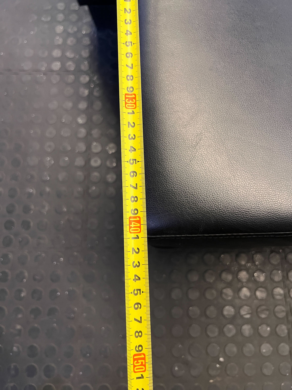 Stylish Black Faux Leather L-Shape Corner Couch - Visible damages