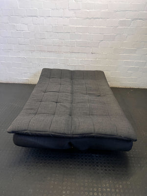 Sleeper couch  -Versatile Grey Futon Sofa Bed - Some visible damages