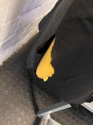 Sleeper couch  -Versatile Grey Futon Sofa Bed - Some visible damages