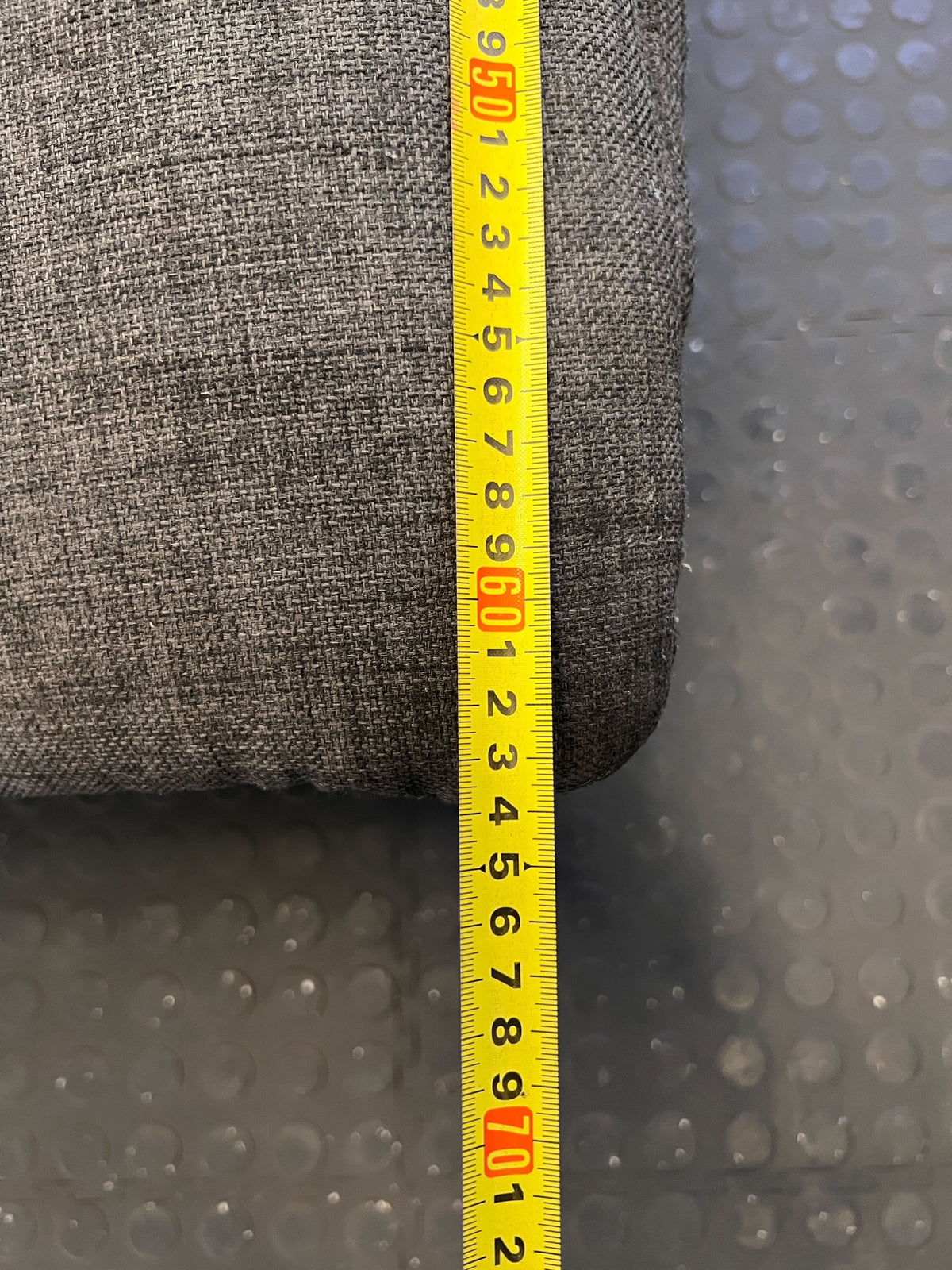 Sleeper couch  -Versatile Grey Futon Sofa Bed - Some visible damages