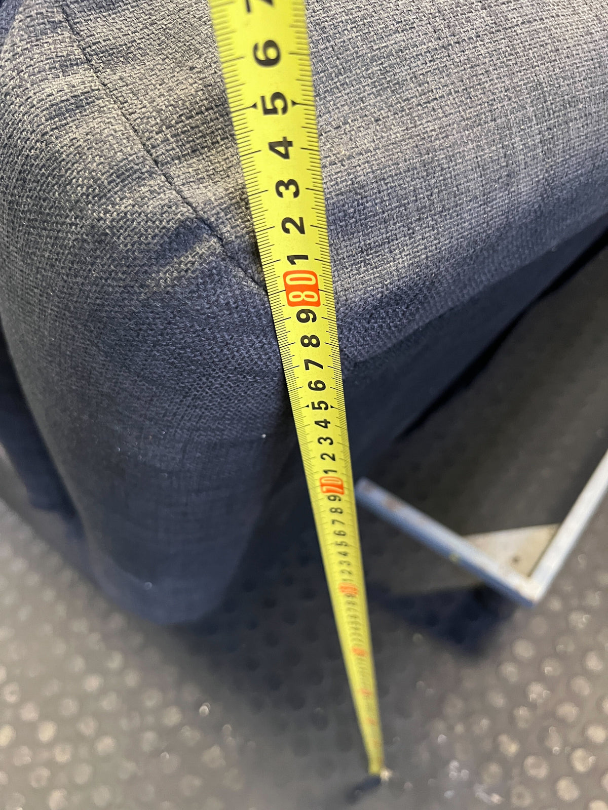 Sleeper couch  -Versatile Grey Futon Sofa Bed - Some visible damages