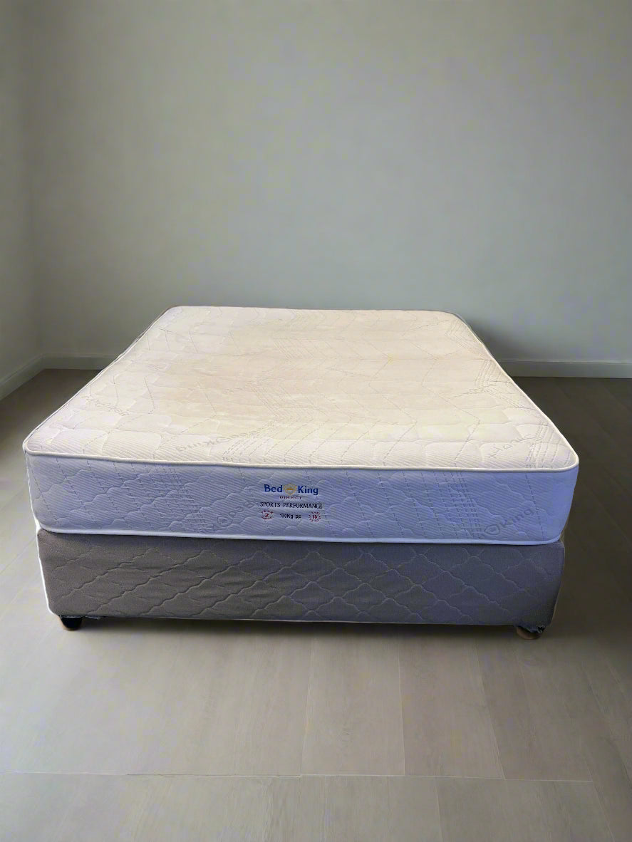 Comfortable Queen Sized Bed with Box Spring - Minor Wear