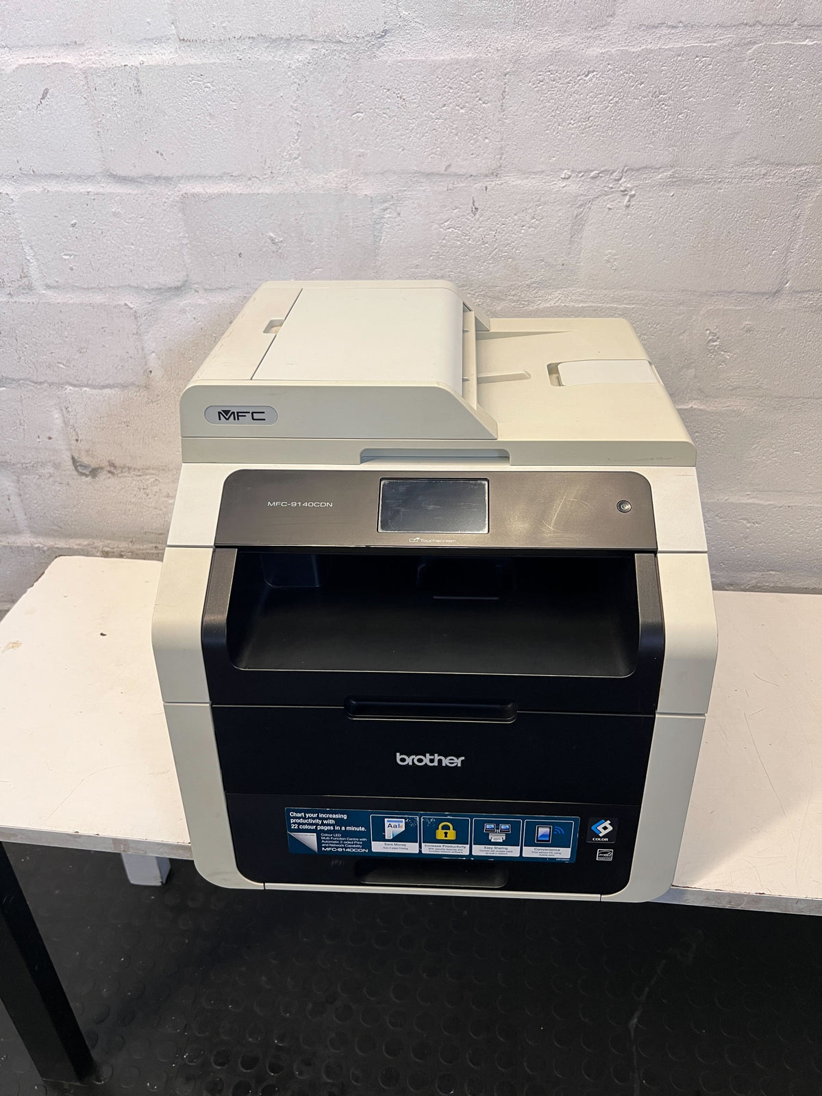 Brother MFC-9140CDN Color LED All-in-One Printer - Fair used