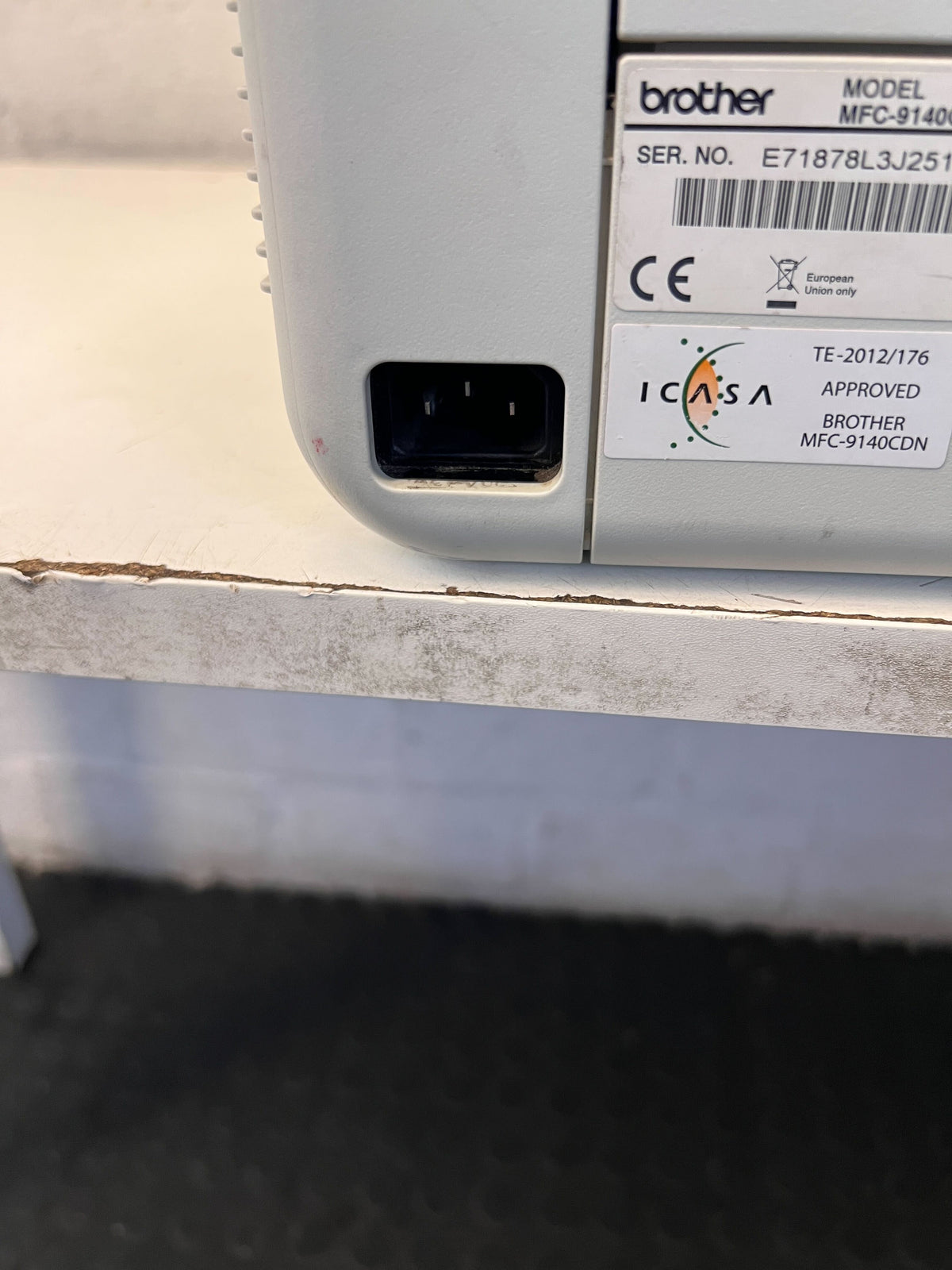 Brother MFC-9140CDN Color LED All-in-One Printer - Fair used