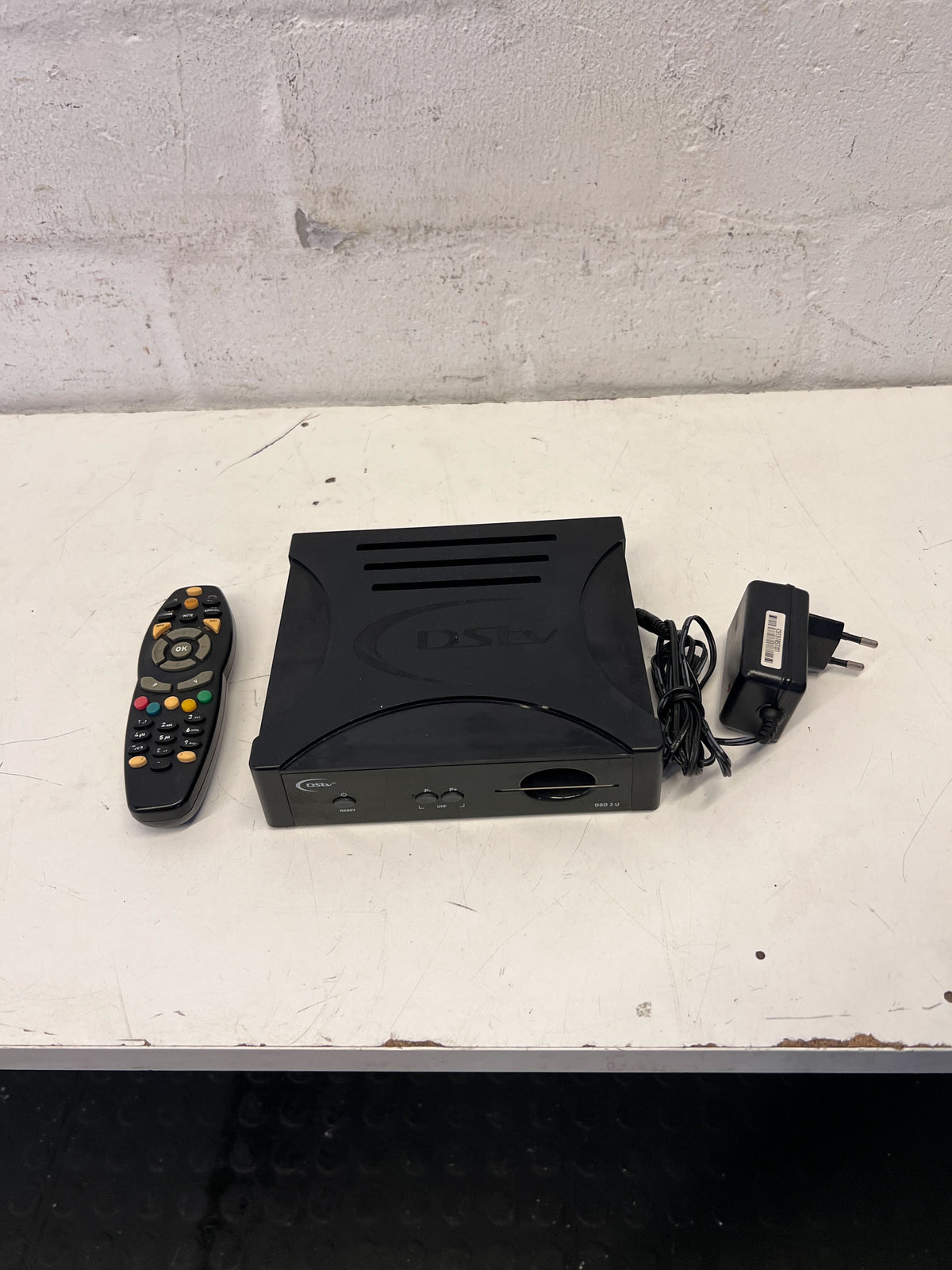 Black DStv Decoder with Remote Control - Minor Scratches