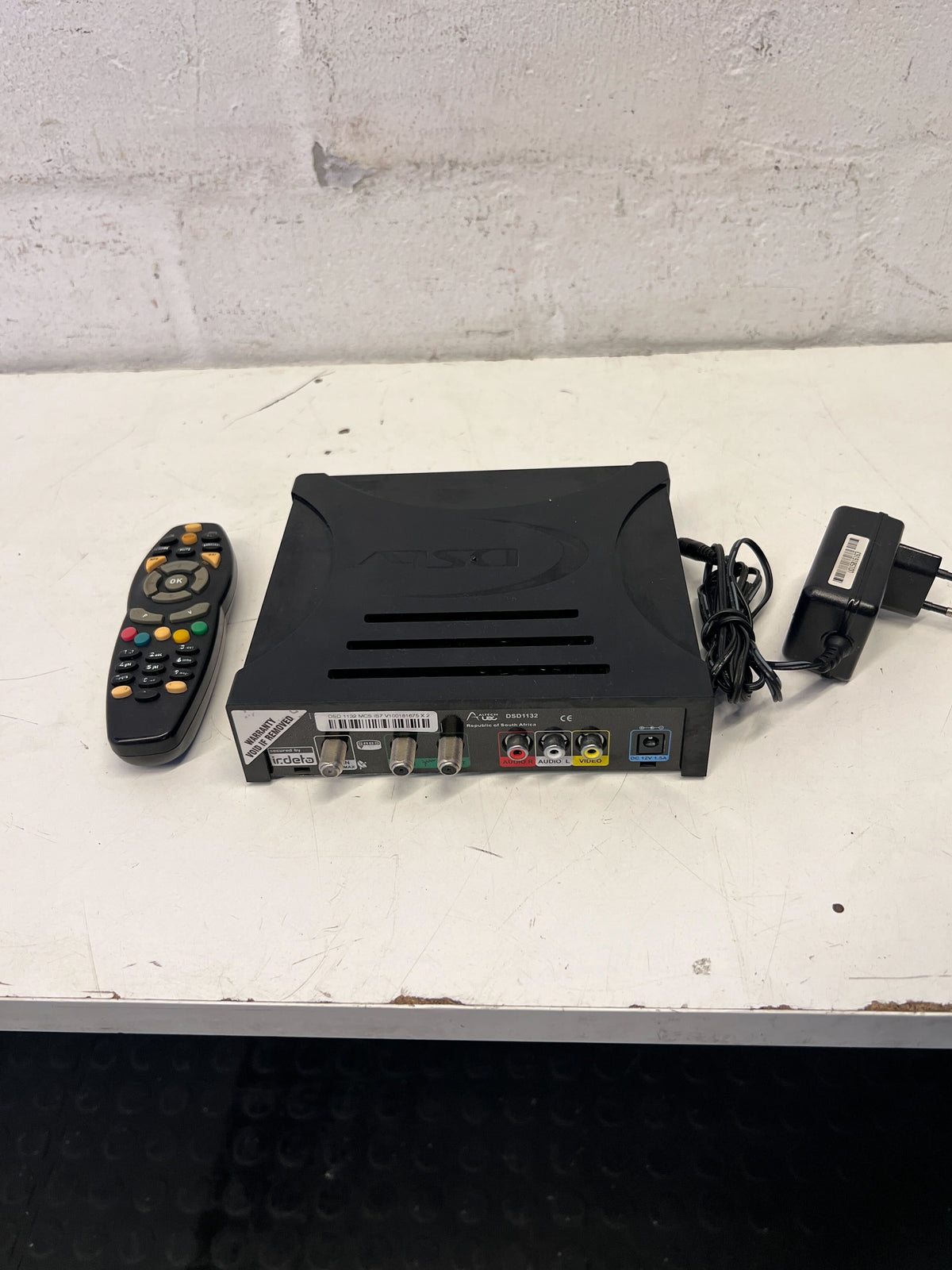 Black DStv Decoder with Remote Control - Minor Scratches