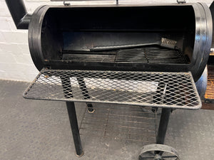 Megamaster Charcoal Smoker Grill - Black, Steel, Traditional Design