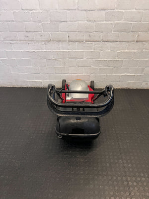 Compact Ryobi Electric Lawnmower - Red, Minor Wear - 2ndhandwarehouse.com