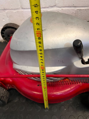 Compact Ryobi Electric Lawnmower - Red, Minor Wear - 2ndhandwarehouse.com