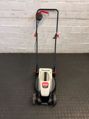 RYOBI Electric Lawn Mower – Black & Silver – Minor Wear - 2ndhandwarehouse.com