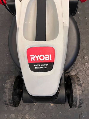 RYOBI Electric Lawn Mower – Black & Silver – Minor Wear - 2ndhandwarehouse.com