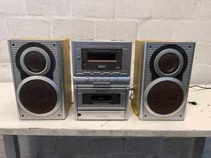 Classic Sansui Stereo System with Speakers – Minor Cosmetic Wear - 2ndhandwarehouse.com