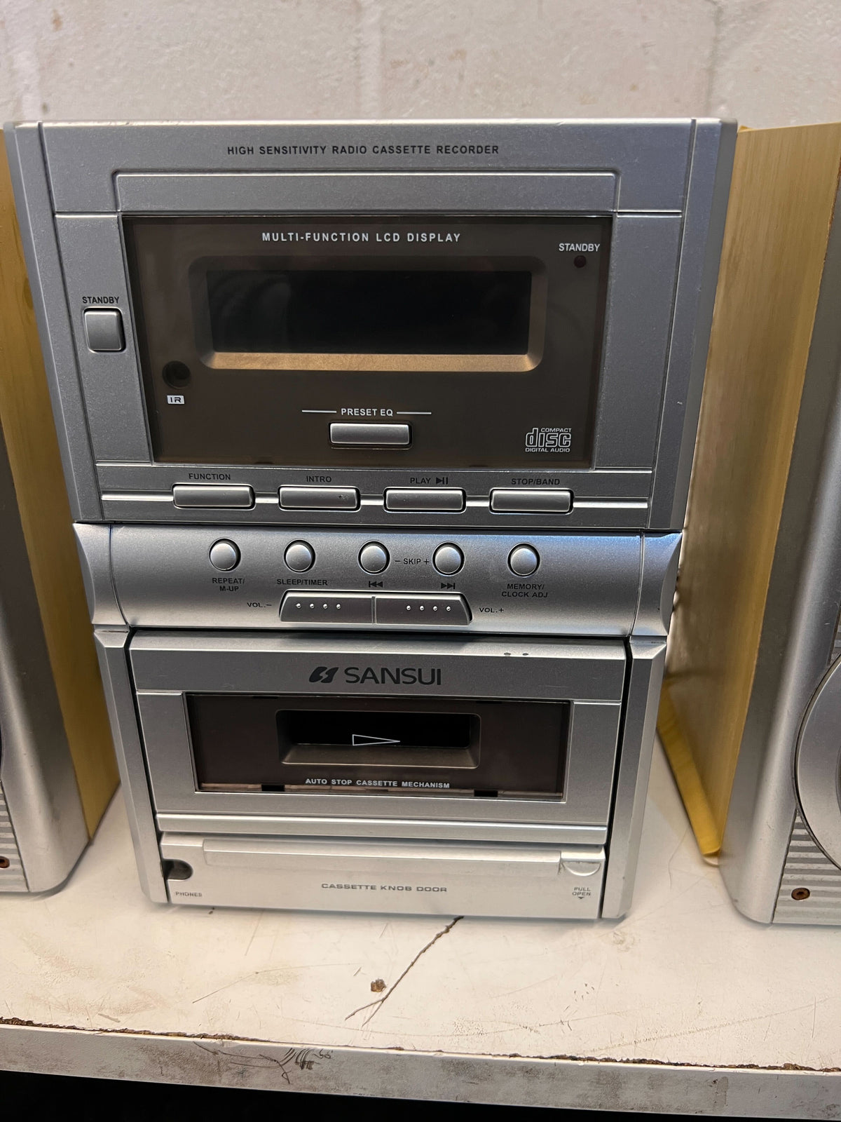 Classic Sansui Stereo System with Speakers – Minor Cosmetic Wear - 2ndhandwarehouse.com