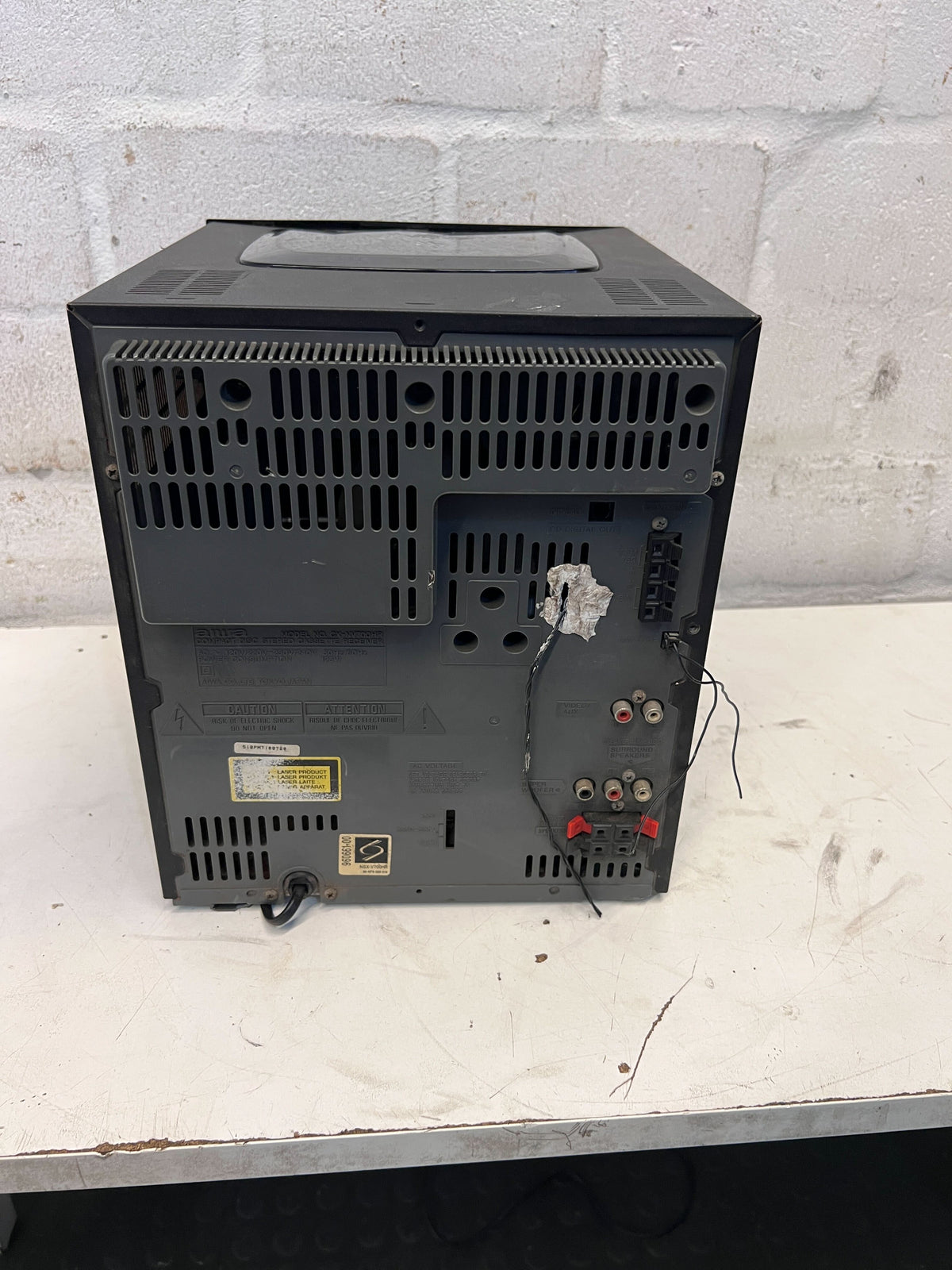 🎵 Aiwa NSX-V700 Dual CD & Cassette Stereo System - Well Loved - 2ndhandwarehouse.com