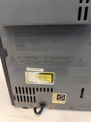 🎵 Aiwa NSX-V700 Dual CD & Cassette Stereo System - Well Loved - 2ndhandwarehouse.com