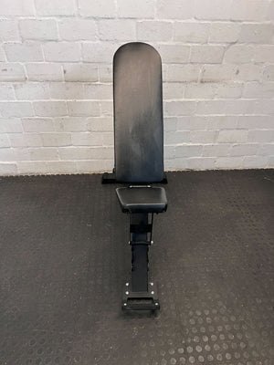 Adjustable Weight Bench – Black, Steel Frame with Padded Upholstery