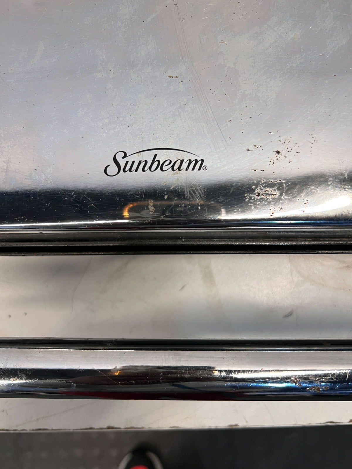 Vintage Sunbeam Stainless Steel Griddle with Minor Scratches - 2ndhandwarehouse.com
