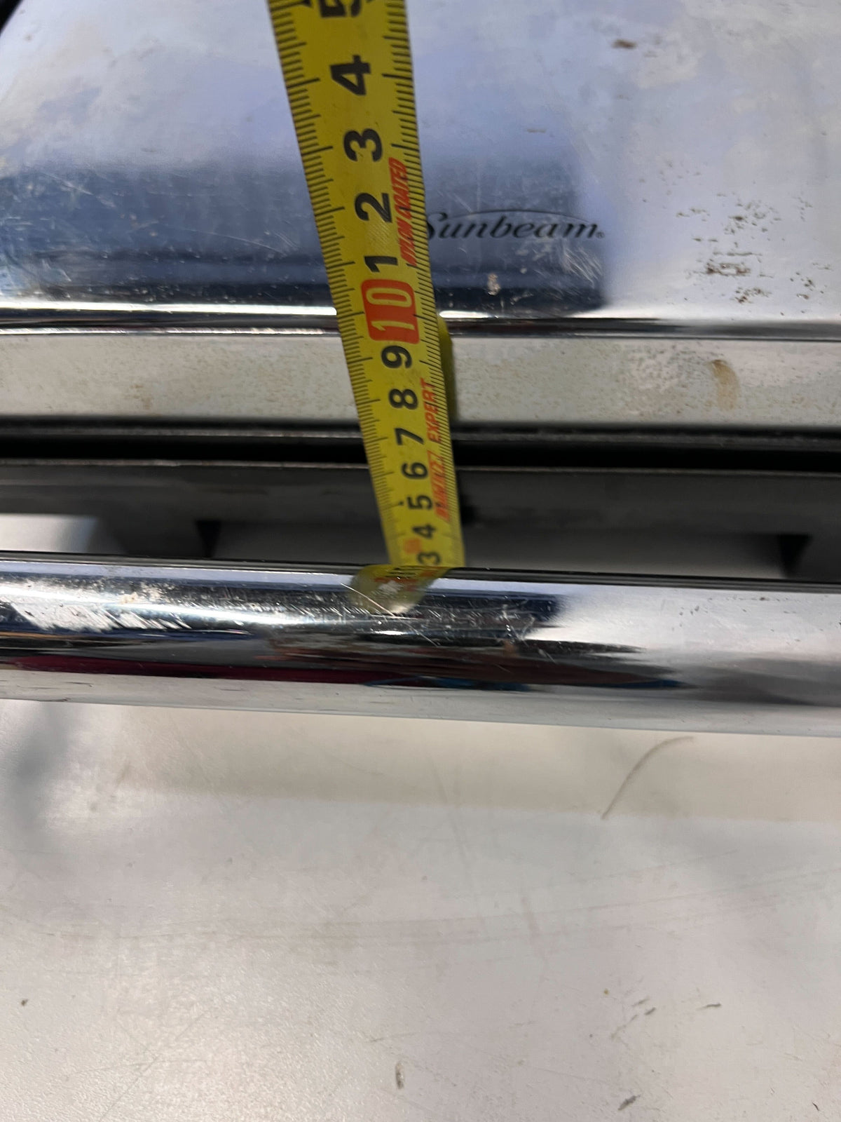 Vintage Sunbeam Stainless Steel Griddle with Minor Scratches - 2ndhandwarehouse.com