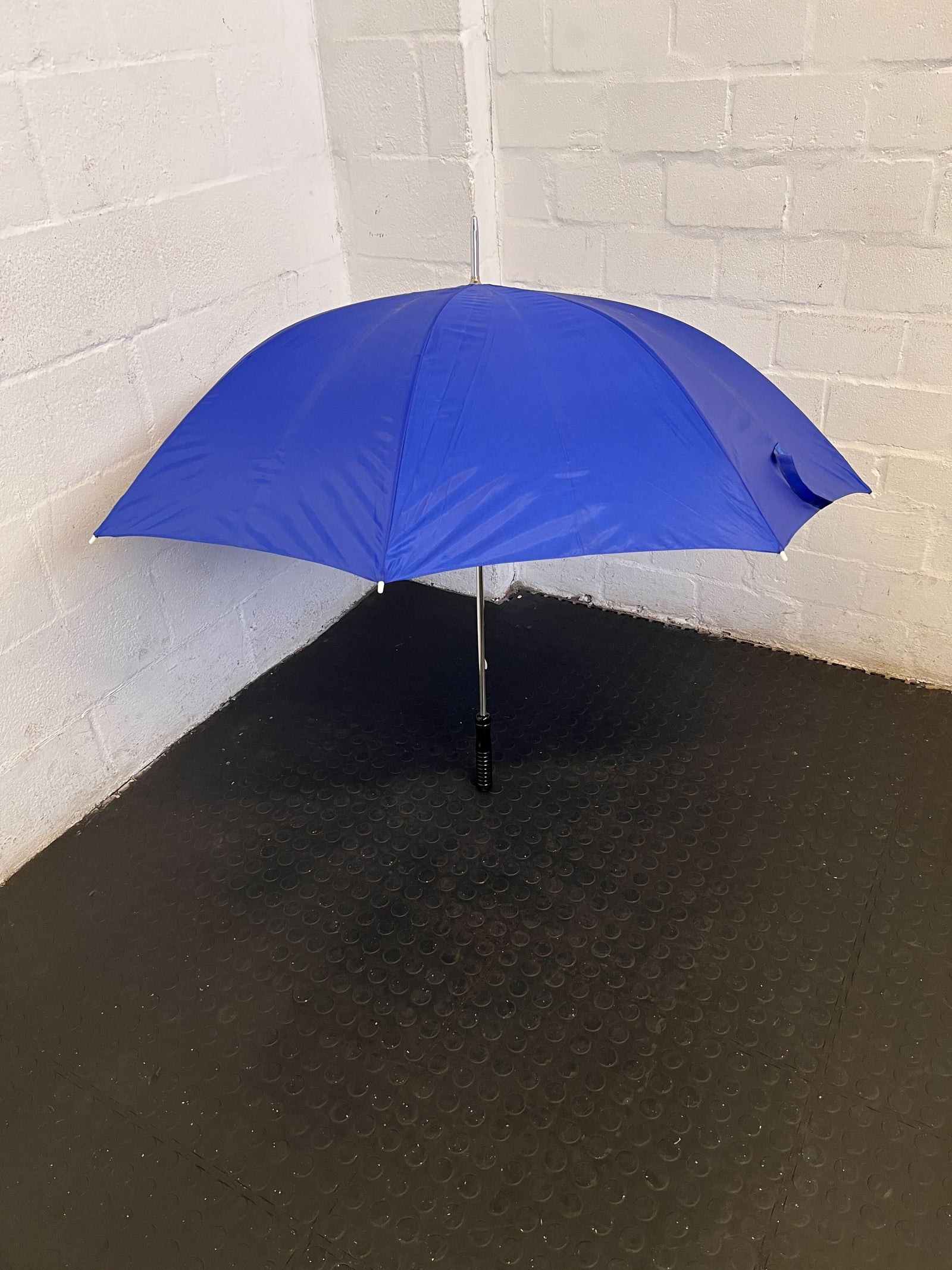 Bright Blue 8-Bone Umbrella – Durable & Eye-Catching Design