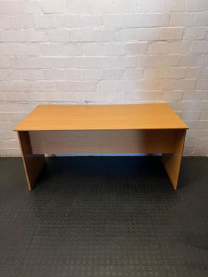 Versatile Light Wood Desk with 2 Storage Drawers - 2ndhandwarehouse.com