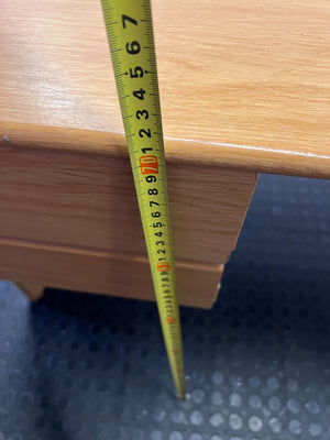 Versatile Light Wood Desk with 2 Storage Drawers - 2ndhandwarehouse.com