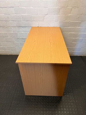 Compact Wooden Desk with Lockable Drawers - 2ndhandwarehouse.com
