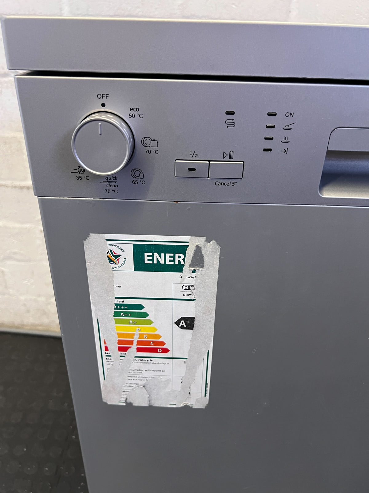 Defy Eco A+ Freestanding Dishwasher - Grey & Efficient