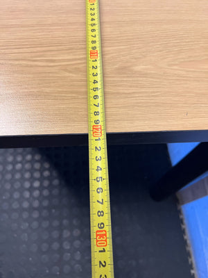 Versatile L-Shaped Corner Desk - Light Wood & Black