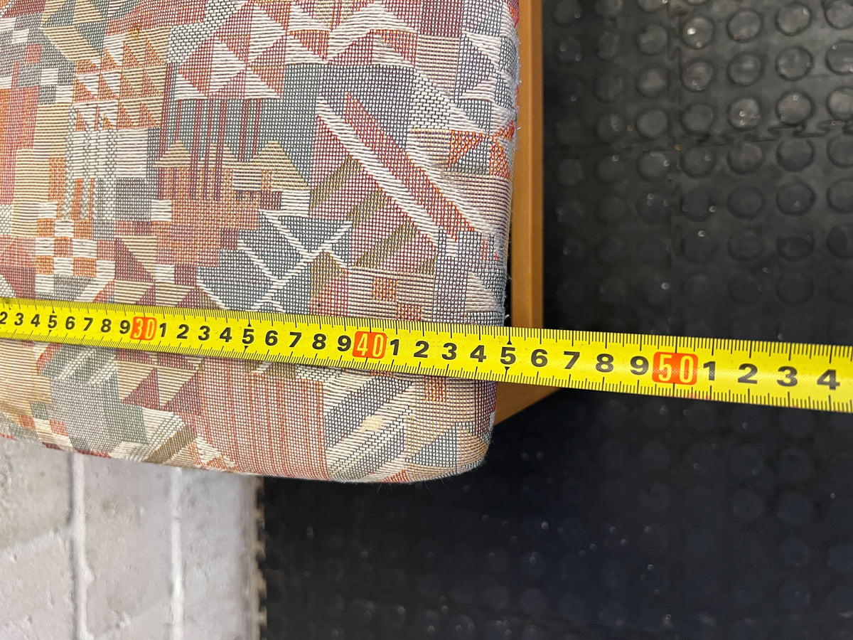 Elegant Wooden Dining Chair with Colorful Fabric Seat - PRICE DROP