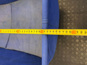 Foldable Blue Canvas Camping Cot – Lightweight & Durable Outdoor Bed