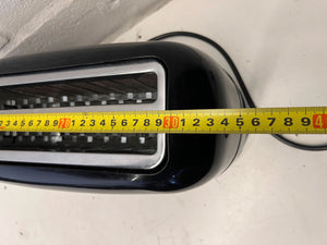 Stylish Black Two-Slice Toaster with Minor Scratches