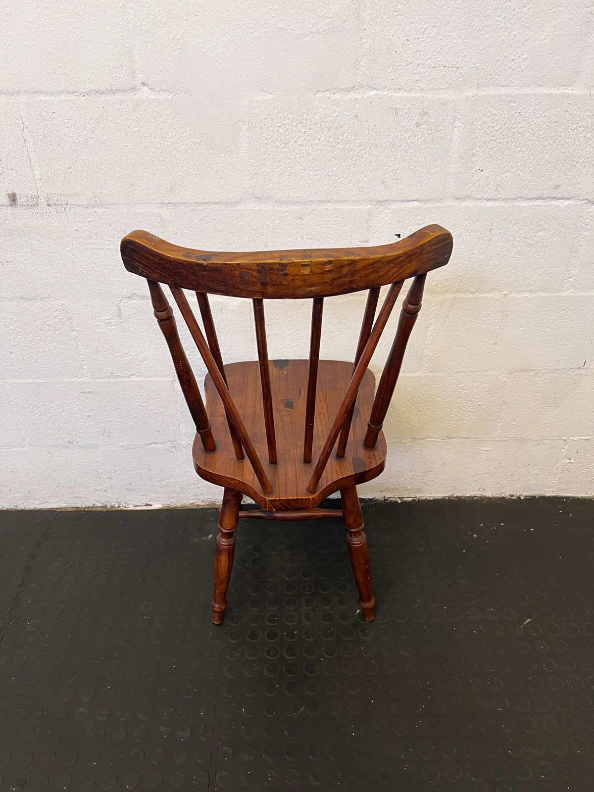Charming Solid Wood Spindle Back Dining Chair - Minor Wear - PRICE DROP