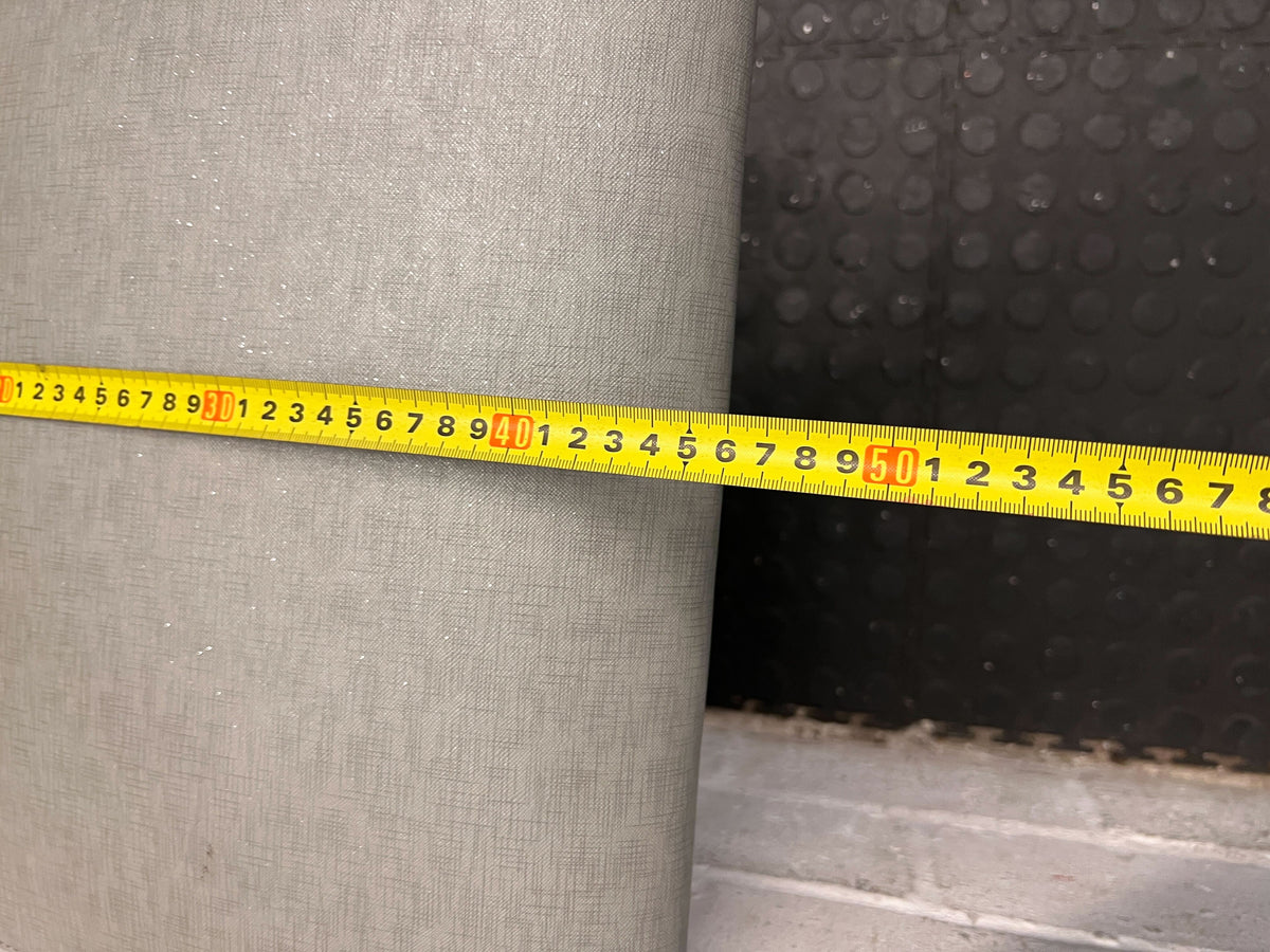 Stylish Grey Upholstered Dining Chair with Metal Legs - PRICE DROP