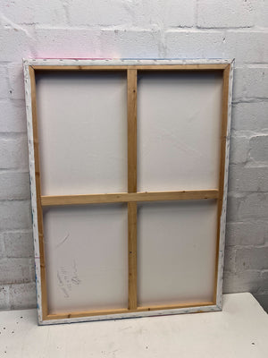 Vibrant Geometric Wall Art – Colorful Abstract Canvas Painting