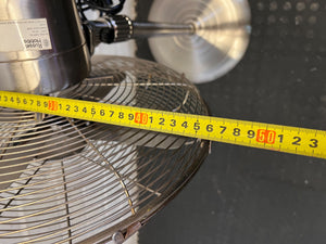 Stylish Silver Stand-Up Fan by Russell Hobbs - Minor Wear