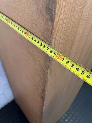 Stylish Light Wood 4-Drawer Storage Cabinet with Minor Wear