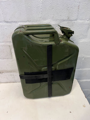 Vintage Green Military-Style Fuel Canister – Minor Scratches - 2ndhandwarehouse.com