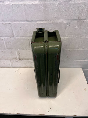 Vintage Green Military-Style Fuel Canister – Minor Scratches - 2ndhandwarehouse.com