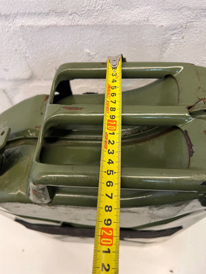 Vintage Green Military-Style Fuel Canister – Minor Scratches - 2ndhandwarehouse.com