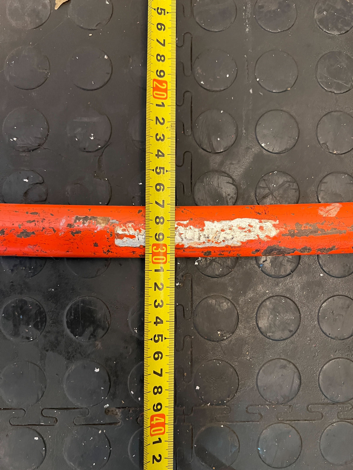 Vintage Orange Hand Saw - Sturdy Metal Frame, Minor Wear - 2ndhandwarehouse.com