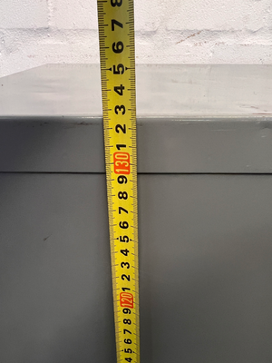 Industrial Grey 4-Drawer Filing Cabinet - Minor Cosmetic Wear - 2ndhandwarehouse.com