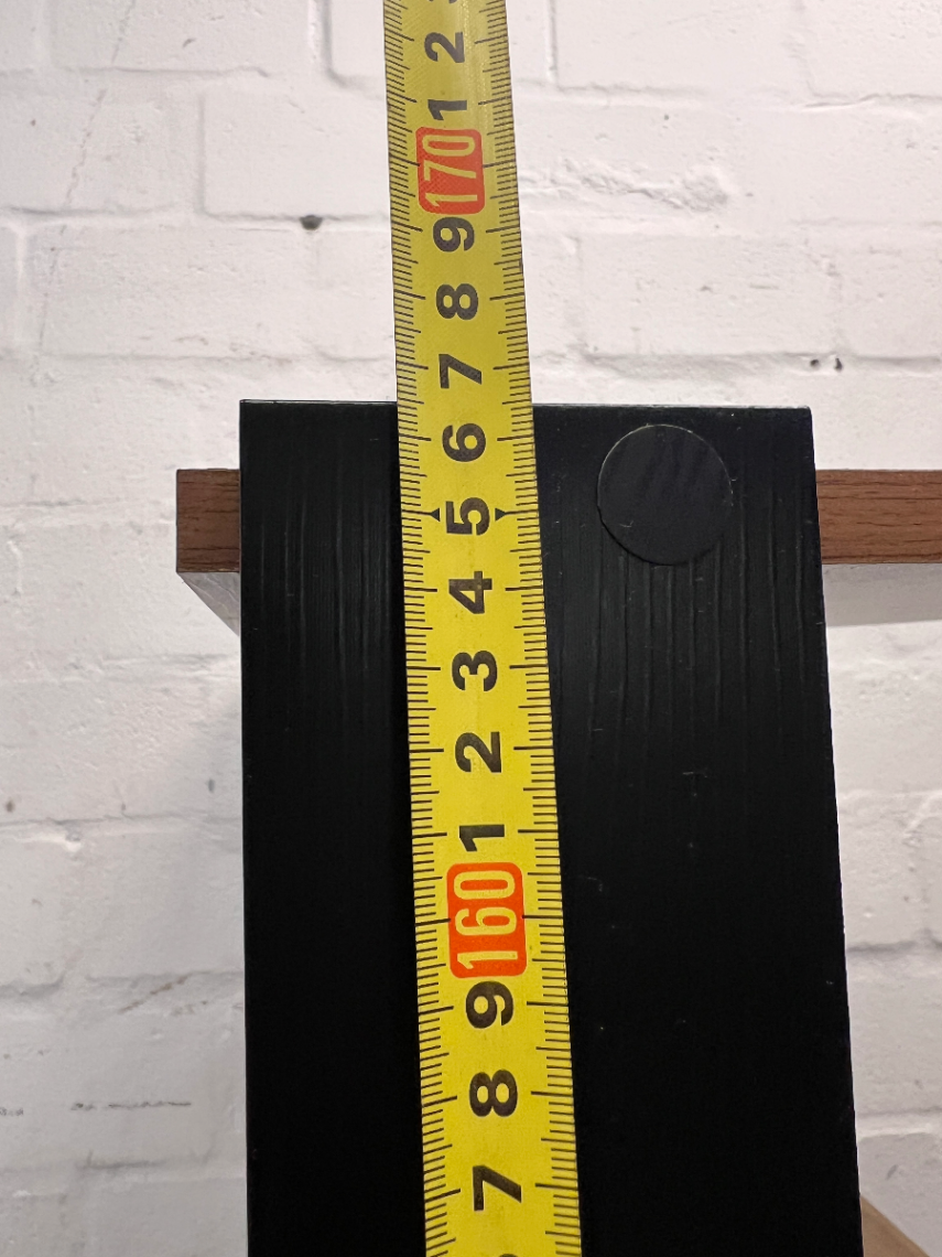 Industrial Style Laminate Bookshelf with Storage Box — Fair Overall Condition