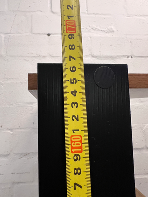 Industrial Style Laminate Bookshelf with Storage Box — Fair Overall Condition