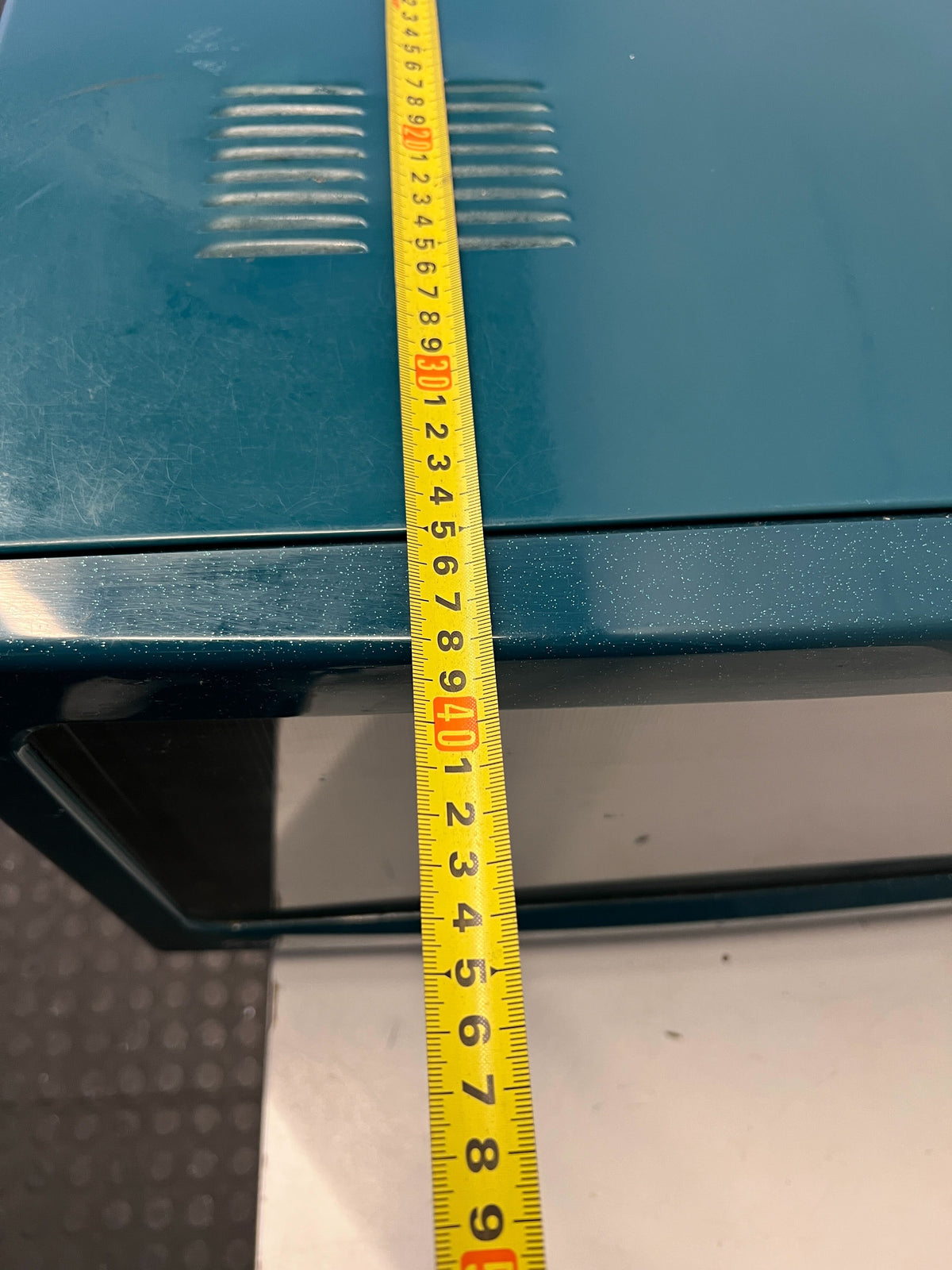 LG Blue Microwave Oven - It Makes a Noise When It Is On - REDUCED