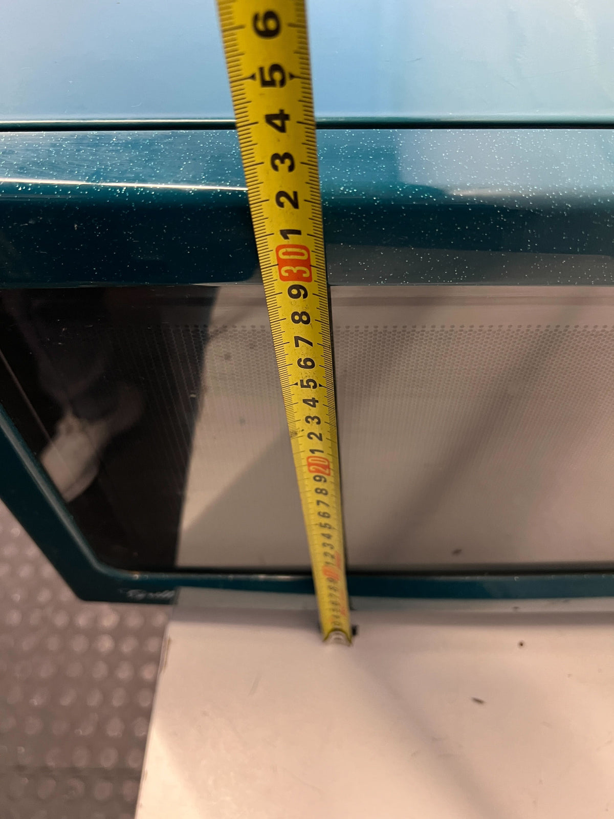 LG Blue Microwave Oven - It Makes a Noise When It Is On - REDUCED